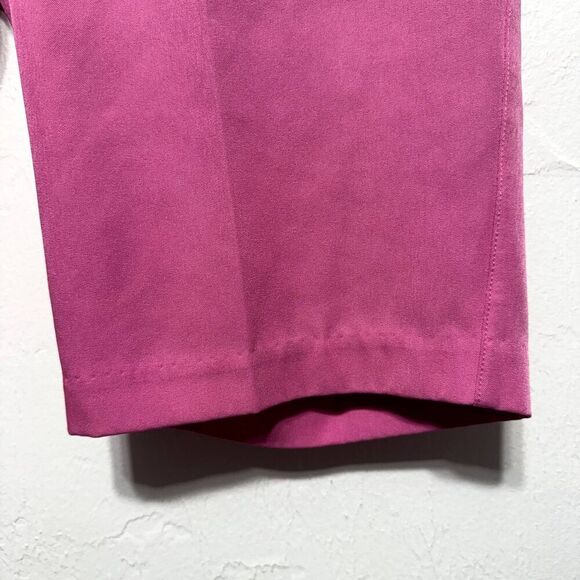 Greg Norman Bermuda Shorts Golf Y2K Pink Modest High Rise 11in Inseam Women sz 4 - Picture 3 of 7
